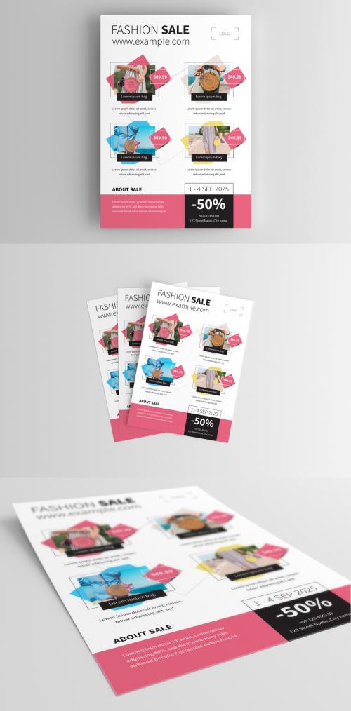 Business Product Sales Flyer Layout - 218825571