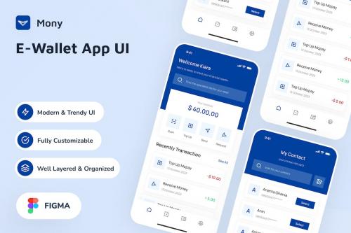 Mony - E-Wallet App UI