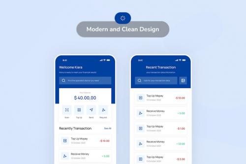 Mony - E-Wallet App UI