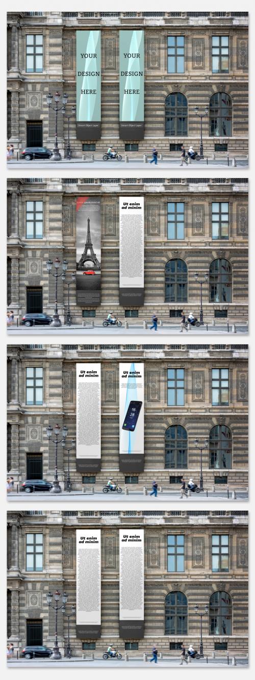 Museum Banners Mockup - 220007073