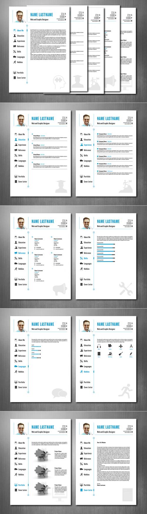 Interactive PDF Resume Layout - 220150497