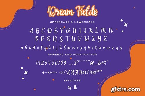 Dream Fields - Handwritten Script fonts AG4KFE7