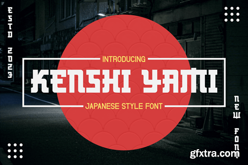 Kenshi Yami - Japanese Style Font K8UYUHD