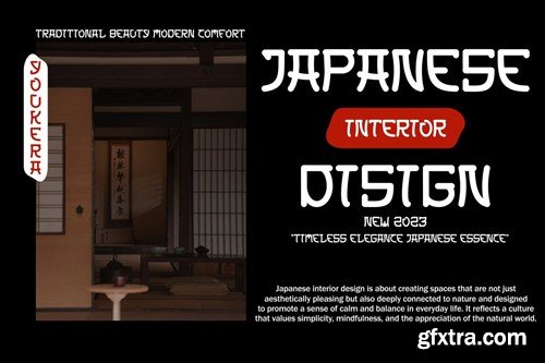 Youkera - Japanese Style Font VJTEJJF