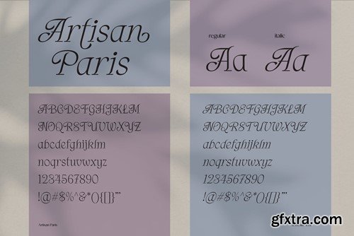 Artisan Paris | Display Font 65R6RS2