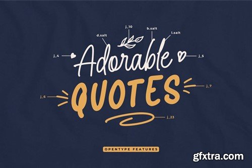 Adorable Quotes Font Duo 3Q8BJLV