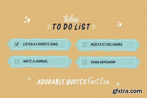 Adorable Quotes Font Duo 3Q8BJLV