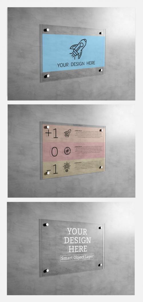 Plate Glass Signage Mockup - 221858947