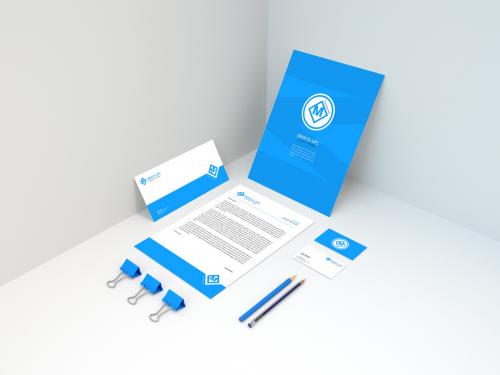 Stationery and Desk Accessories Mockup - 221888973