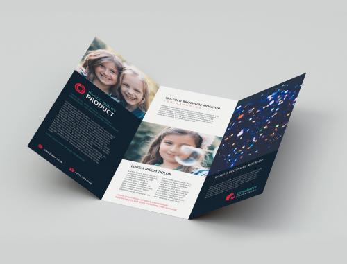 Tri-Fold Brochure Mockup - 221888981