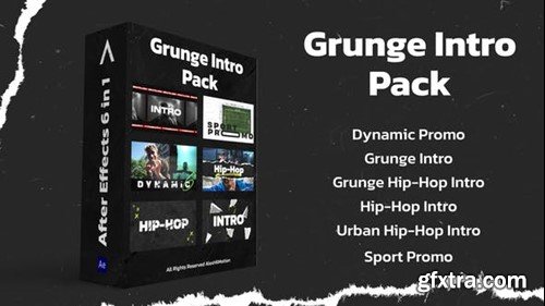 Videohive Grunge Intro Pack 48999885