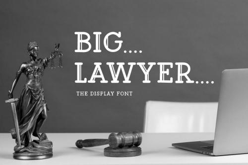 Big Lawyer - The Display Font