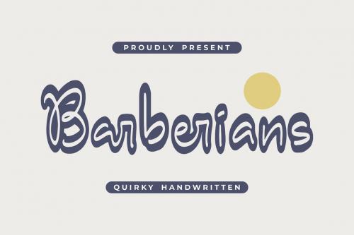 Barberians Quirky Handwritten Font