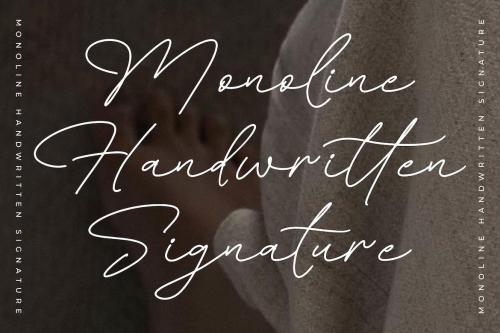 Balleny Monoline Handwritten Signature