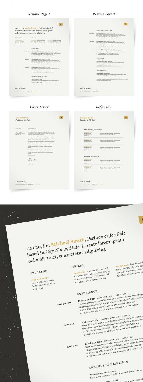 Minimal Resume Layout - 223446822