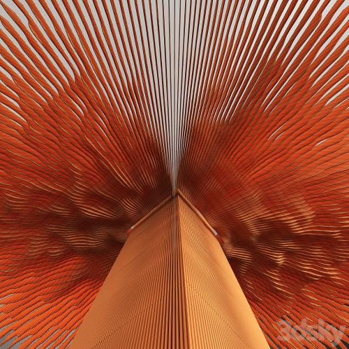 Parametric radial hall n1 / Parametric radial hall n1