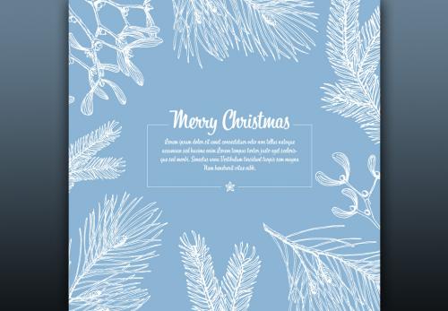 Christmas Card Layout - 223782172