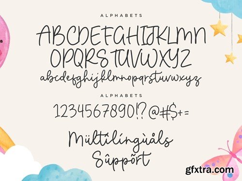 Famouse Harmony Handwriting Font RSH32DW