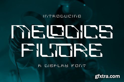 Melodics Filture A Display Font X25SFG3