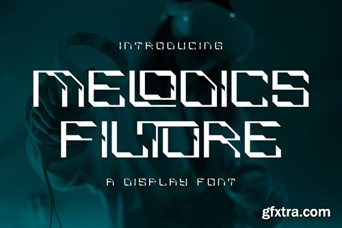 Melodics Filture A Display Font X25SFG3