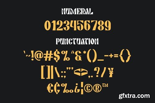 Tuvorak - Modern Decorative Font PM7R654