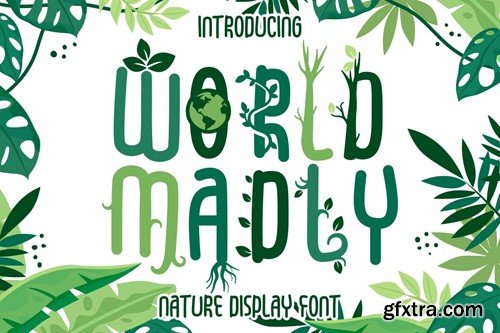 World Madly - Display Font T3WERZY