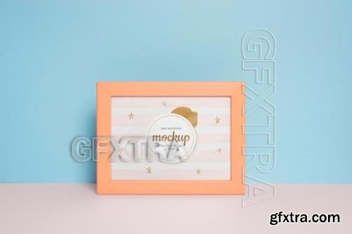 baby milestone frame mockup design 84418297