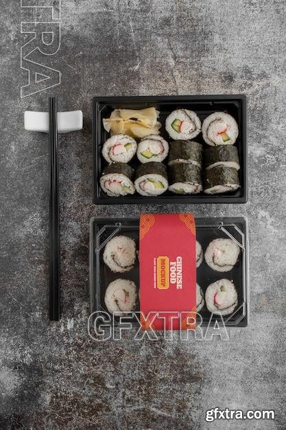 Chinese food mockup design 84418339