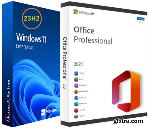 Windows 11 Enterprise 23H2 Build 22631.3007 (No TPM Required) With Office 2021 Pro Plus Multilingual