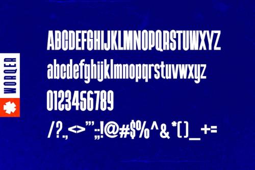 Worker Modern Futuristic Sans Serif Font