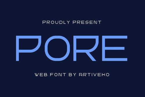 Pore Web Font