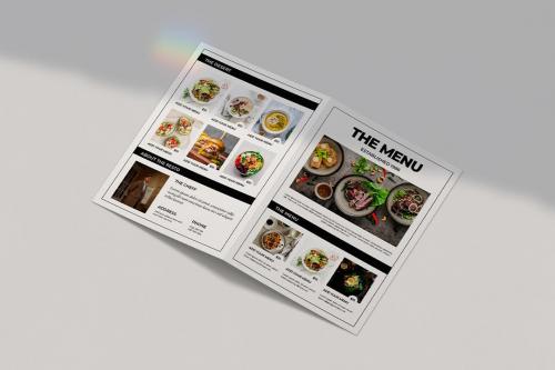 Bifold Food Menu Flyer