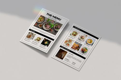 Bifold Food Menu Flyer