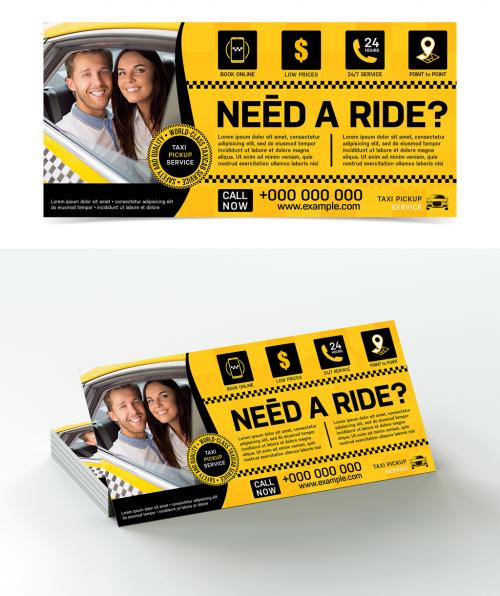 Taxi Flyer Layout - 224416526