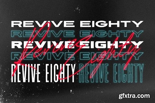 Revive 80 – 1980’s Font Collection AMTHLBD