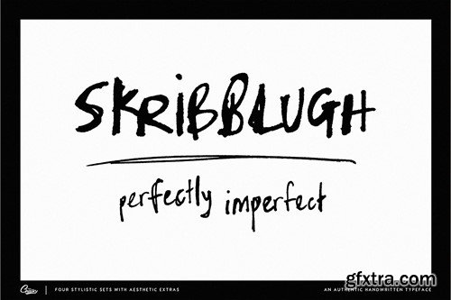 Skribblugh - Scribble Handwritten Typeface J3P8YZG