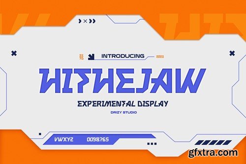 Hithejaw - Modern Experimental Font M2HLYEU