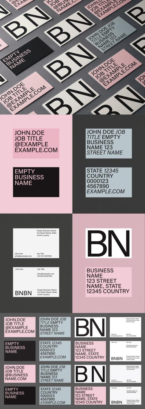 Minimalist Business Card Layouts - 225401162