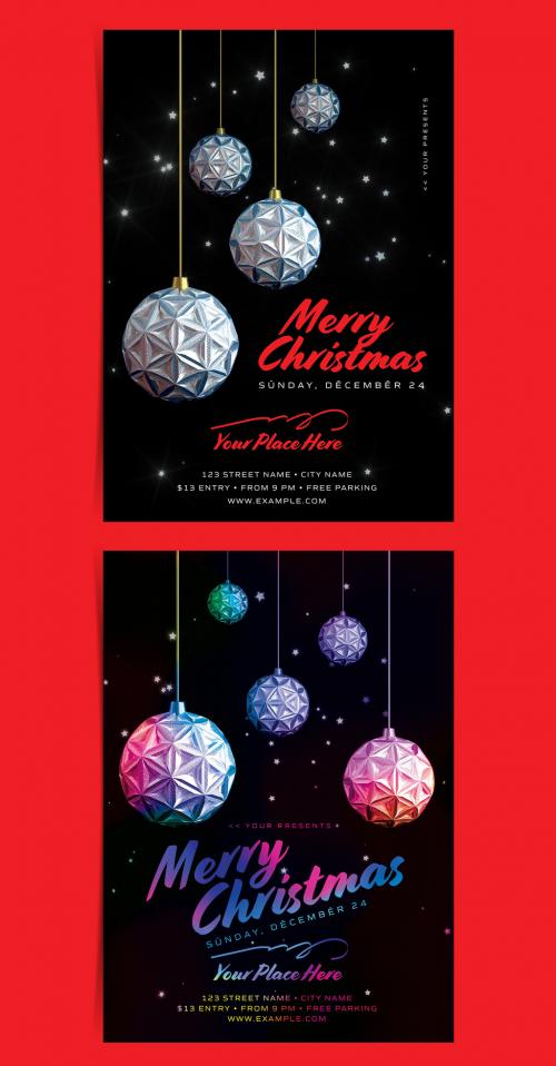 Christmas Event Flyer Layout - 225414115