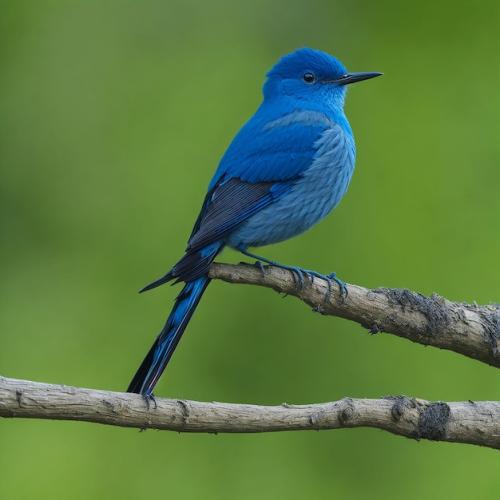 Bird On A Branch With Flowers