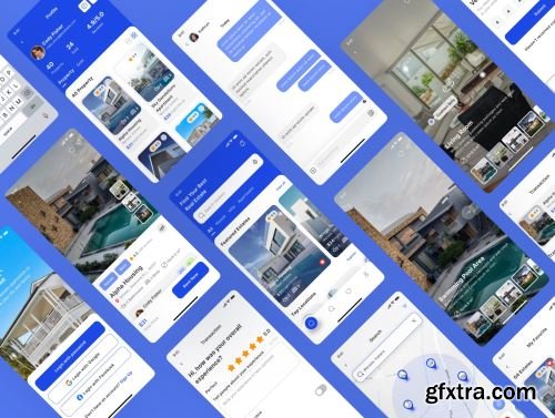 HOMME - Real Estate App UI Kit Ui8.net