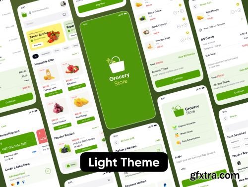 Grocery Shop UI Kit Ui8.net