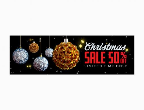 Christmas Sale Mobile Banner Layout - 227356629