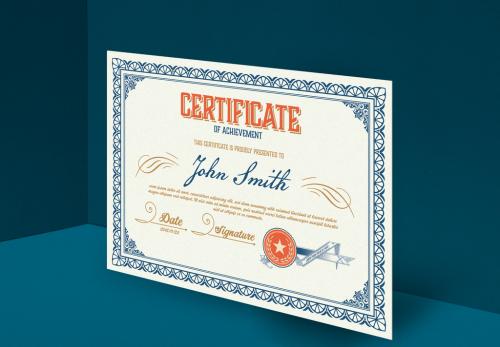 Certificate of Achievement Layout  - 228181940