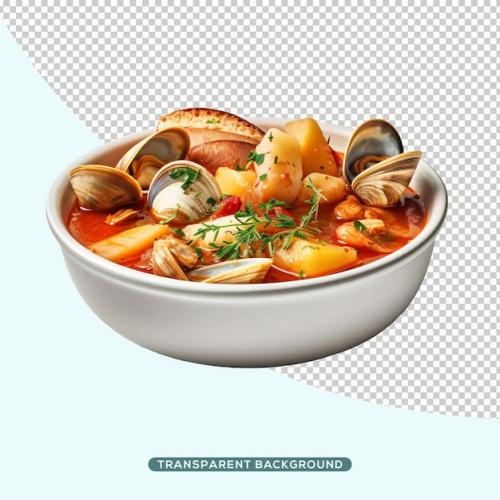 Bouillabaisse On Plate