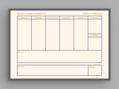 Weekly Schedule Layout - 228546200