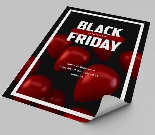 Black Friday Flyer Layout - 229224992