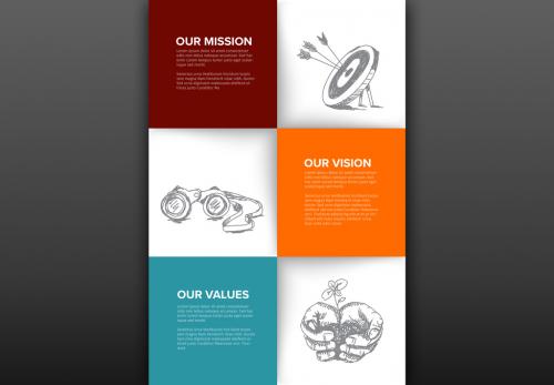 Infographic Layout with Hand-Drawn Illustrations - 229414028