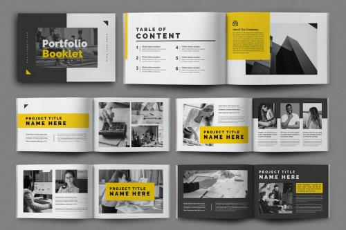 Portfolio Booklet Template