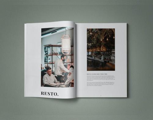 Food Magazine Template